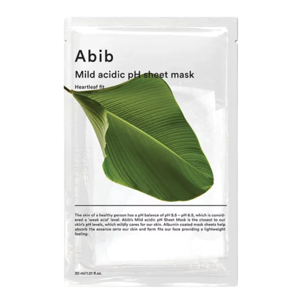 abib-mild-acidic-ph-sheet-mask-heartleaf-fit-pic-0