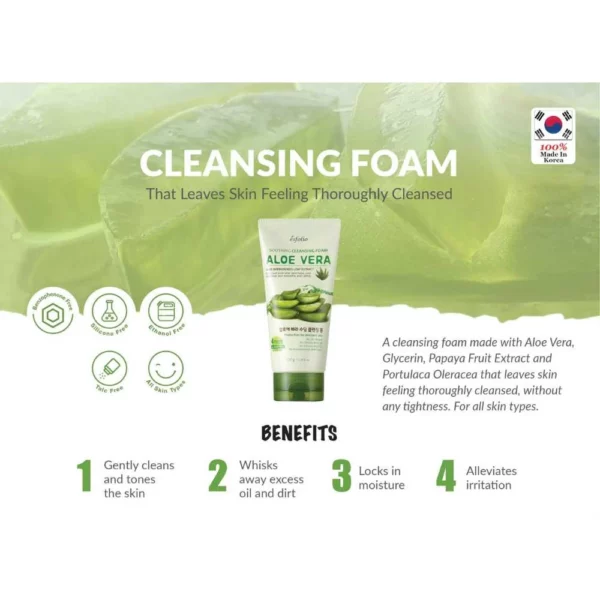 esfolio-aloe-vera-soothing-cleansing-foam-150g-pic-1