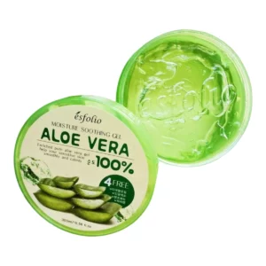 esfolio-moisture-soothing-gel-aloe-vera-100percent-300ml-pic-0