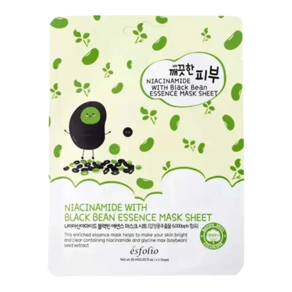 esfolio-niacinamide-black-bean-essence-mask-sheet-pic-0