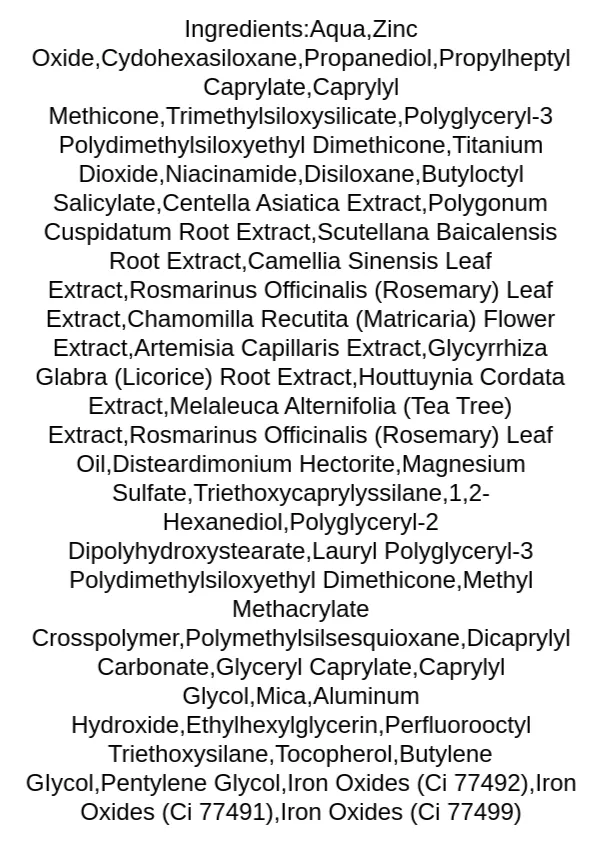 numbuzin-no3-porcelain-base-skip-tone-up-beige-spf-50-pa-ingredients