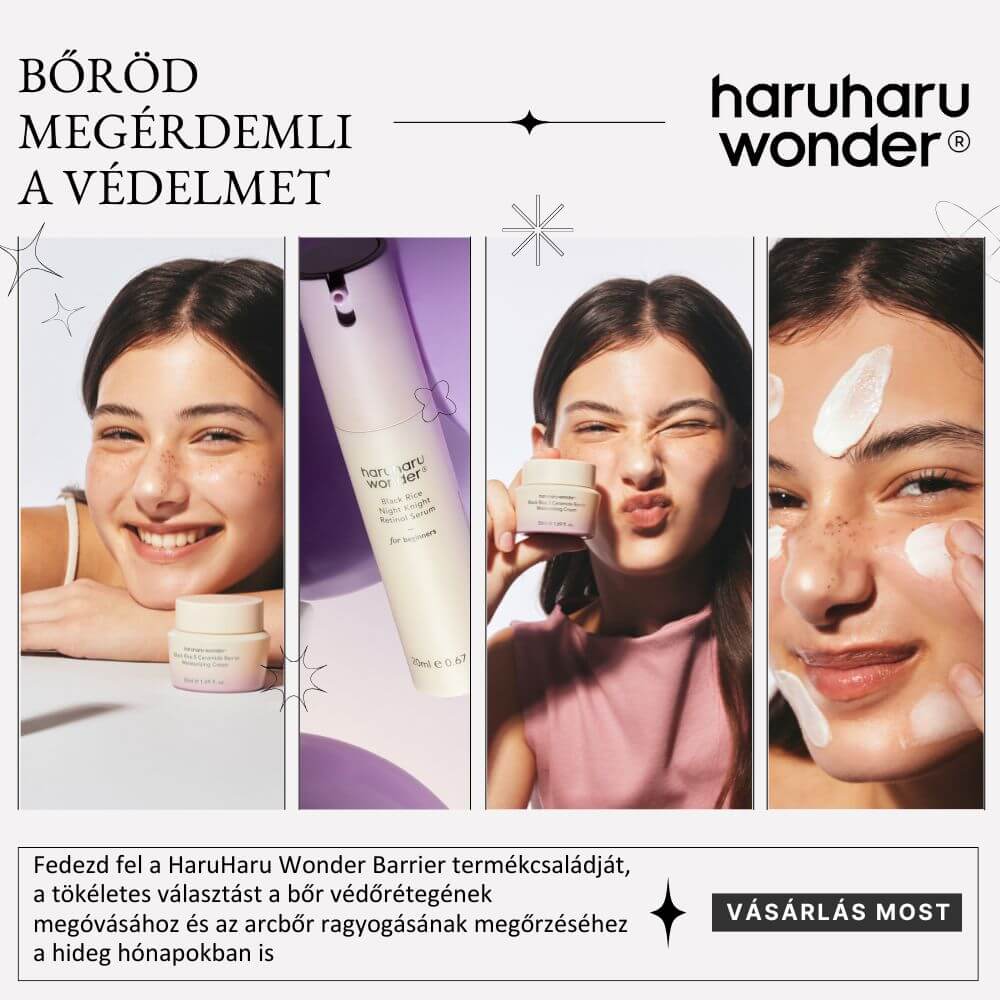 HaruHaru Wonder Barrier – bőrvédő és hidratáló ápolás