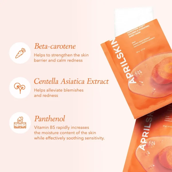 aprilskin-carrotene-ipmp-calming-and-hydrating-sheet-mask-20g-pic-1
