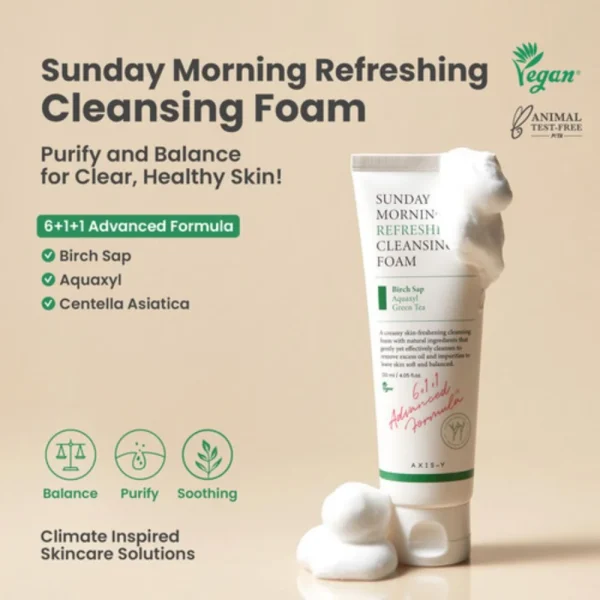axis-y-sunday-morning-refreshing-cleansing-foam-120ml-pic-2