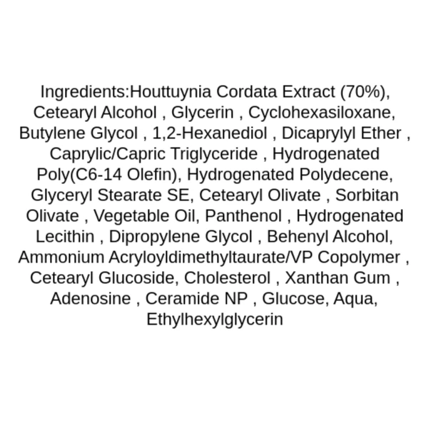 anua-heartleaf-70percent-intense-calming-cream-ingredients