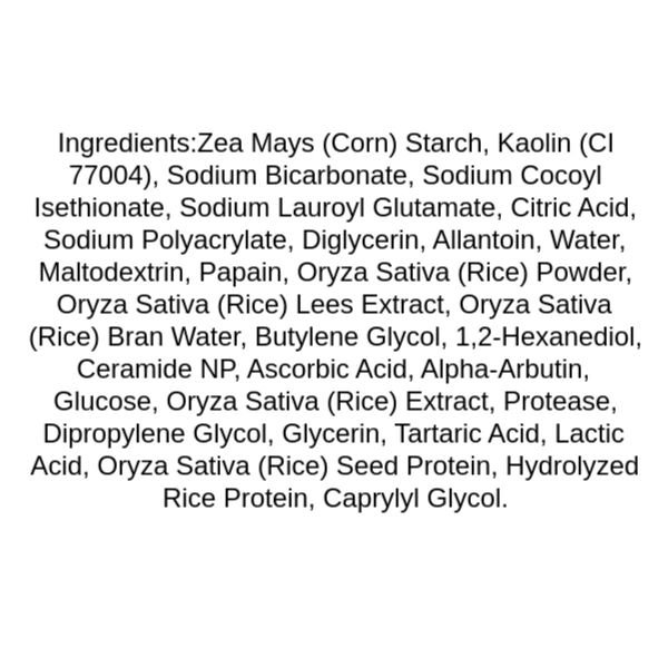anua-rice-enzyme-brightening-cleansing-powder-ingredients