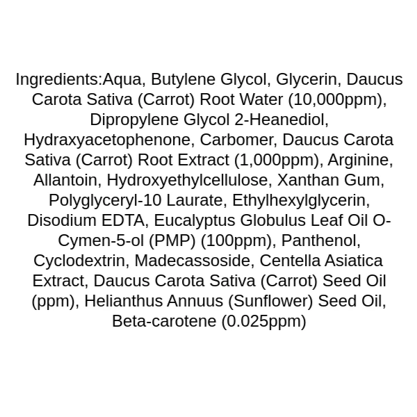 aprilskin-carrotene-ipmp-calming-and-hydrating-sheet-mask-ingredients