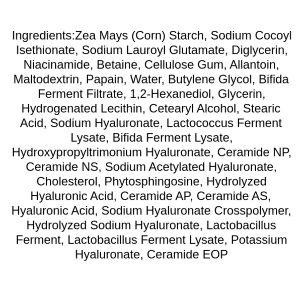 biodance-hydro-ceramide-cleansing-powder-ingredients