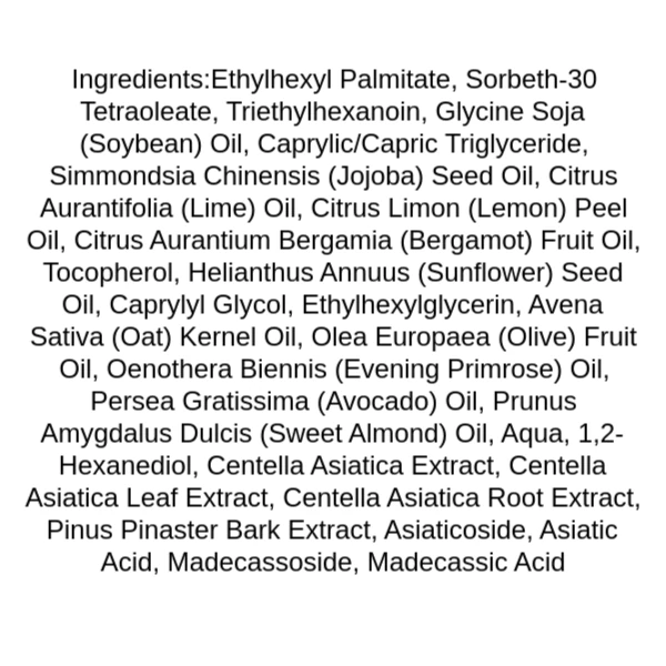 cosrx-pure-fit-cica-clear-cleansing-oil-ingredients