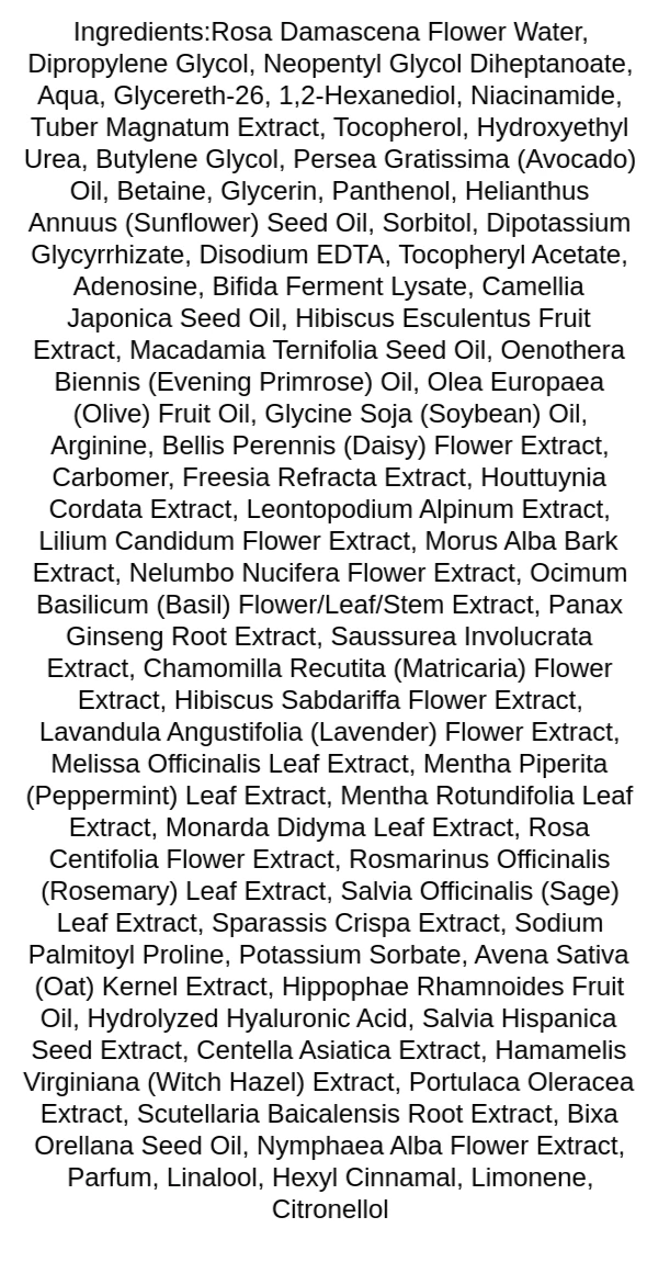 dalba-white-truffle-first-spray-serum-ingredients