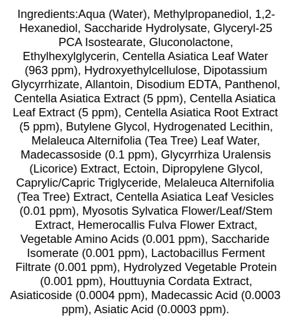 medicube-exosome-cica-toner-ingredients