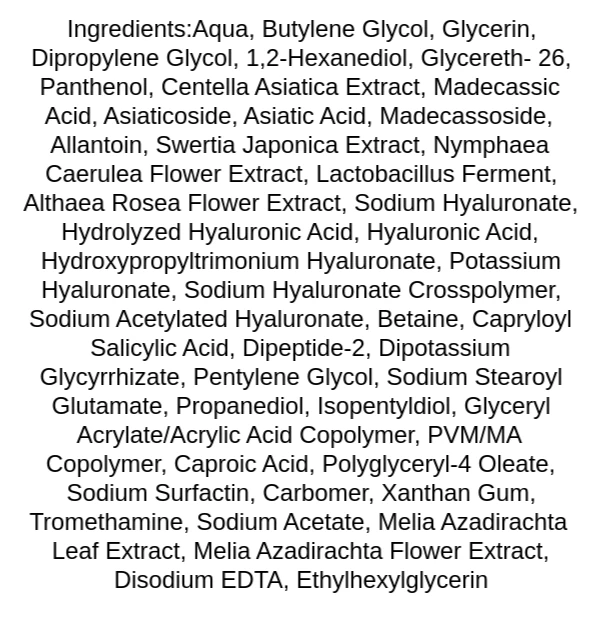 torriden-balanceful-cica-serum-ingredients