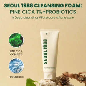 ksecret-seoul-1988-cleansing-foam-pine-cica-1percent-probiotics-150ml-pic-1