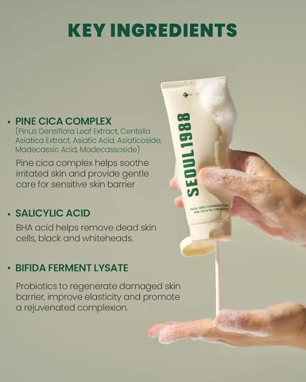 ksecret-seoul-1988-cleansing-foam-pine-cica-1percent-probiotics-150ml-pic-6