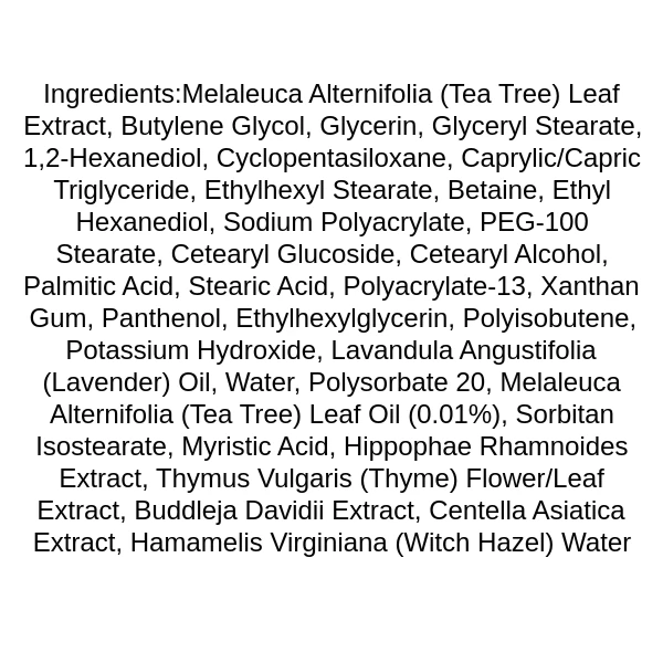 dr-ceuracle-tea-tree-purifine-cream-ingredients