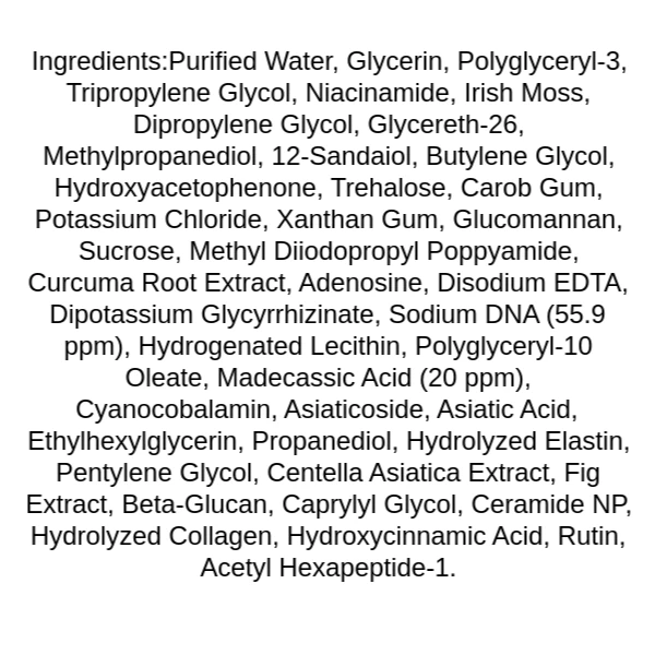 centellian24-madeca-lab-pdrn-skin-tightening-glow-gel-mask-ingredients