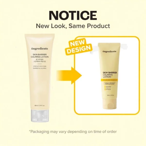 Ongredients - Skin Barrier Calming Lotion 80ml — kép 2
