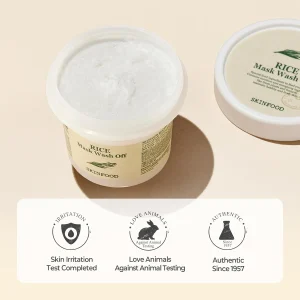 Skinfood - Rice Mask Wash Off 100g — kép 5